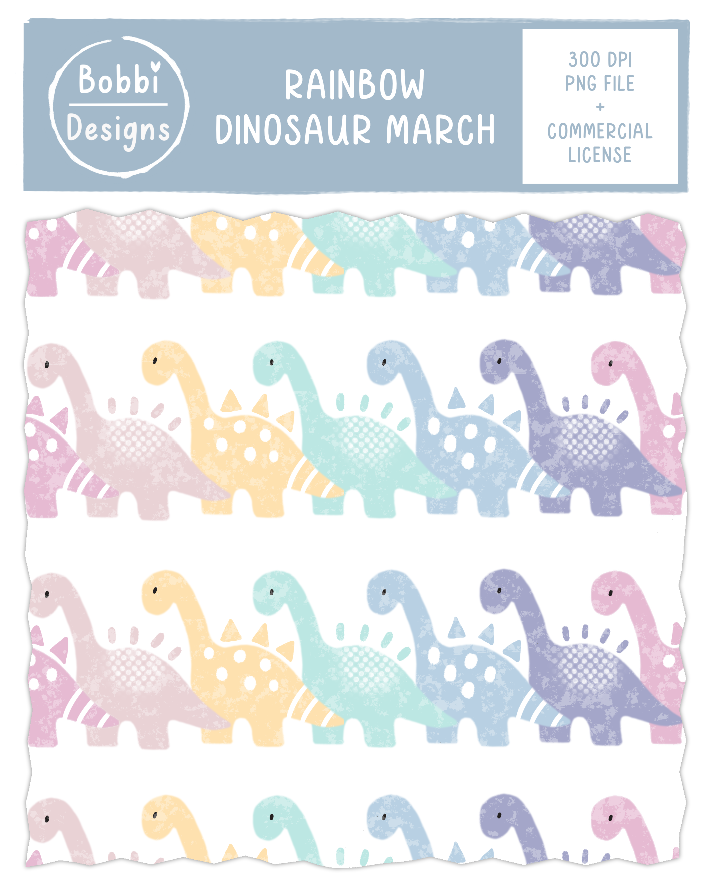 Dinosaur Bundle of Kids Pattern Designs