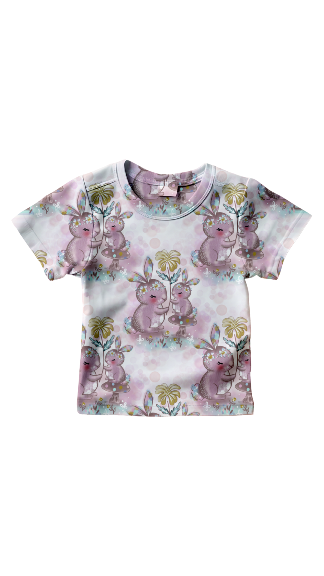 Floral Bunnies Kids Pattern Design