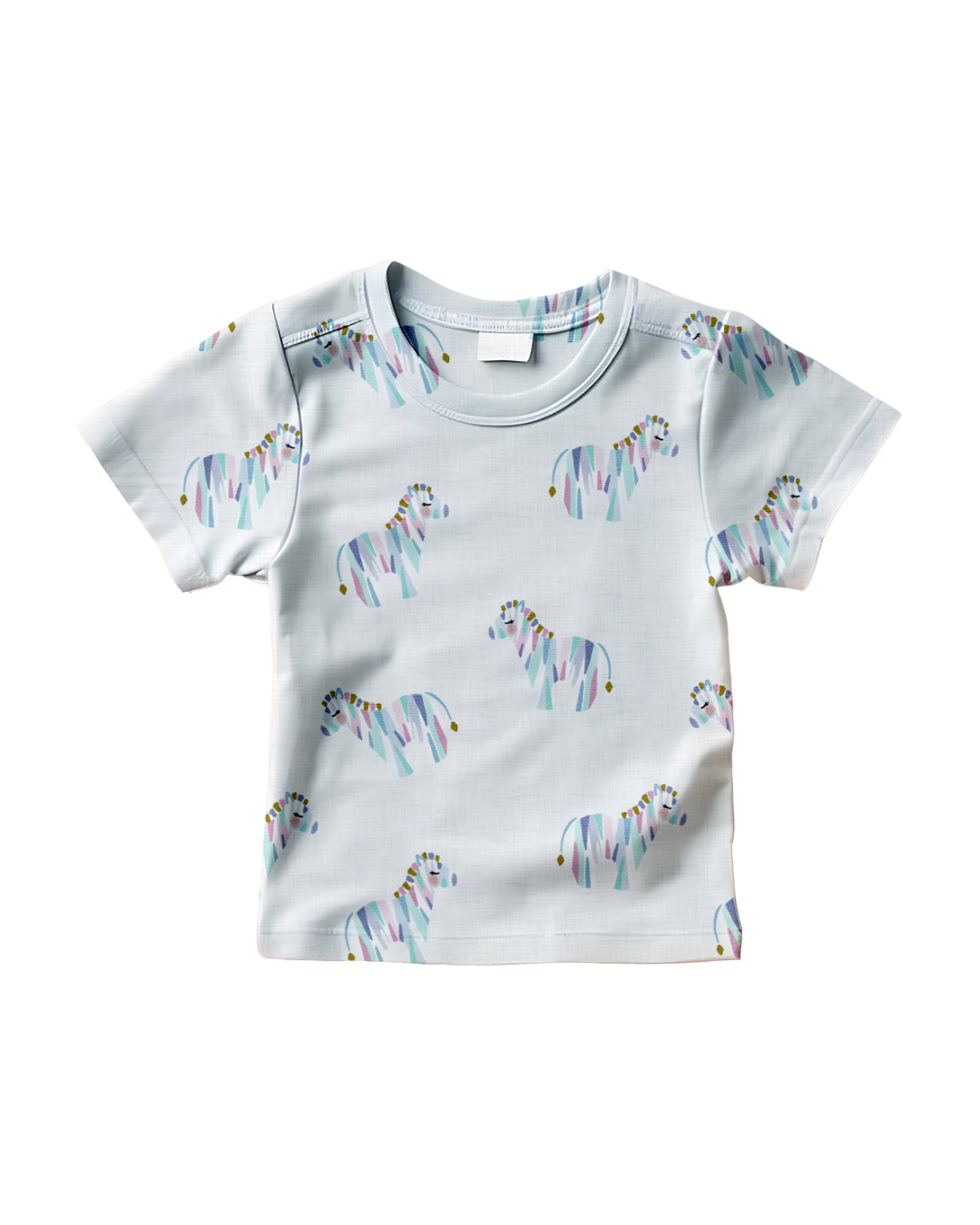 Rainbow Zebra Kids Pattern Design