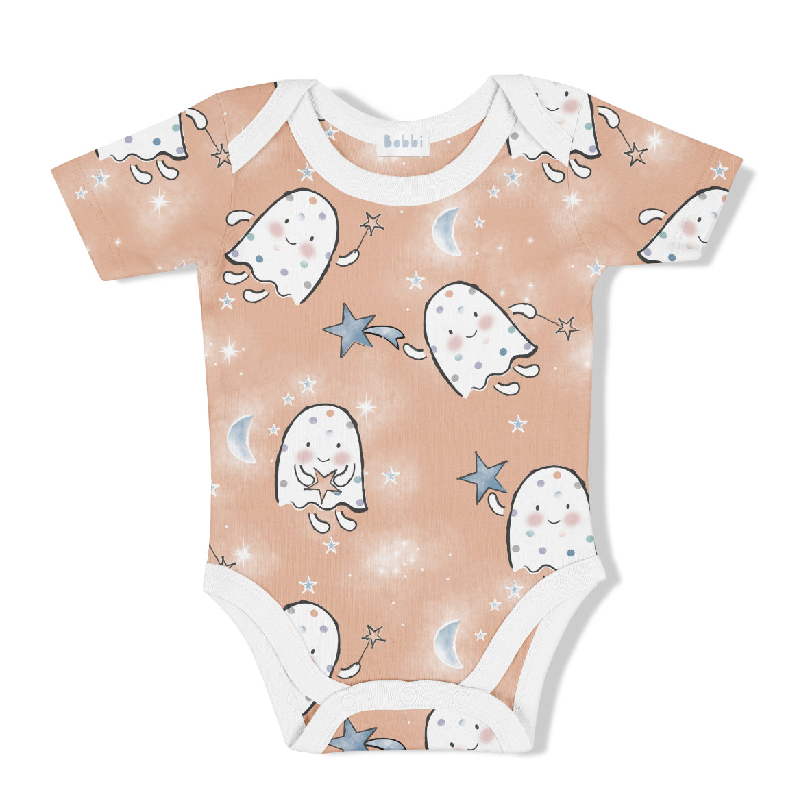 Star Catcher Halloween Seamless Pattern Design In Pumpkin