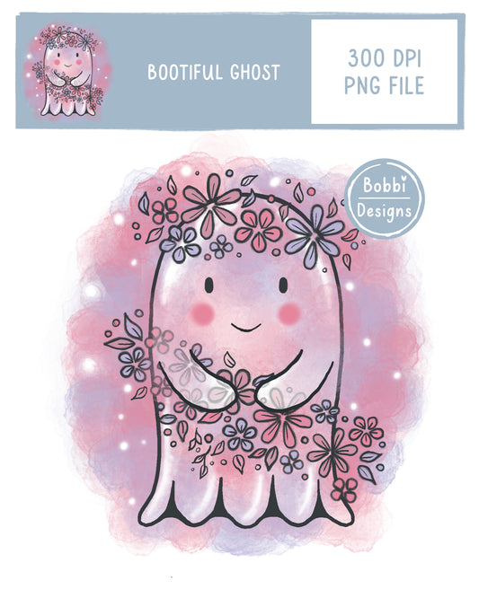 Bootiful Ghost Illustration