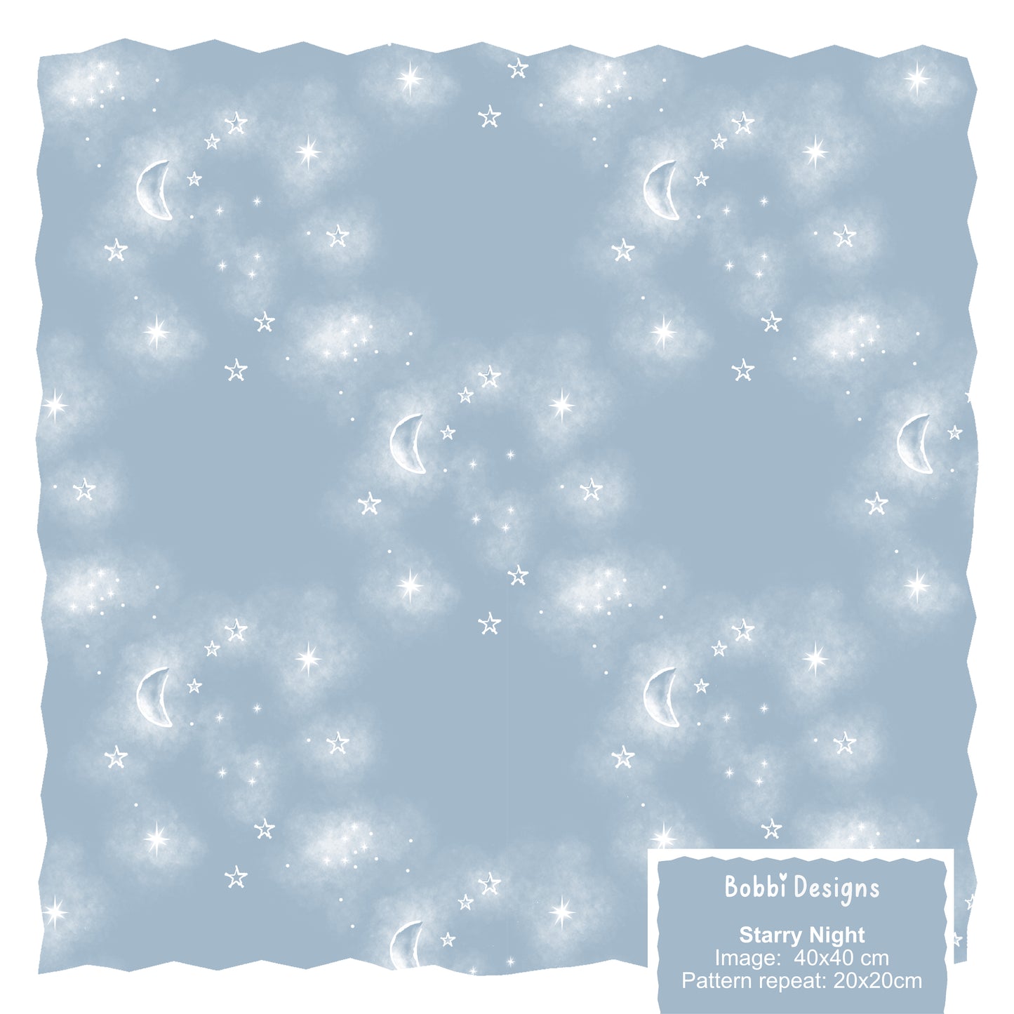 Moonlight Magic Halloween Seamless Pattern Design in Dusk